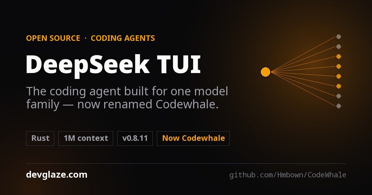 DeepSeek TUI: The Coding Agent That Became Codewhale